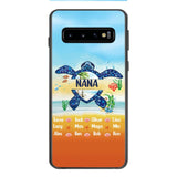 Personalized Nana Kid Turtle Phone Case Printed 3N 0604