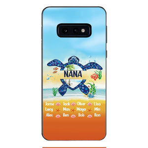 Personalized Nana Kid Turtle Phone Case Printed 3N 0604