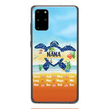 Personalized Nana Kid Turtle Phone Case Printed 3N 0604