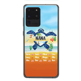 Personalized Nana Kid Turtle Phone Case Printed 3N 0604