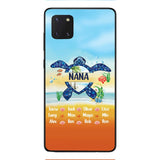 Personalized Nana Kid Turtle Phone Case Printed 3N 0604