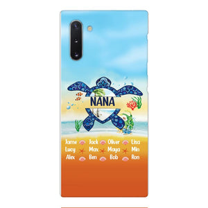 Personalized Nana Kid Turtle Phone Case Printed 3N 0604