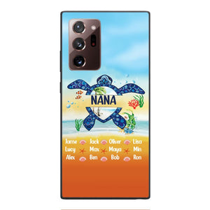 Personalized Nana Kid Turtle Phone Case Printed 3N 0604