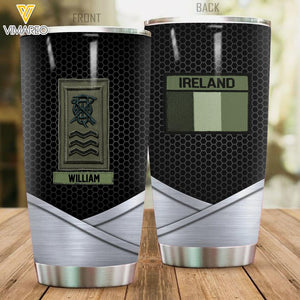 Personalized Irish Veterans/Soldier Tumbler Printed 22APR-LN05