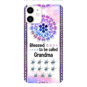 Personalized Grandma Kid Turtle Phone Case Printed V3Q 0704