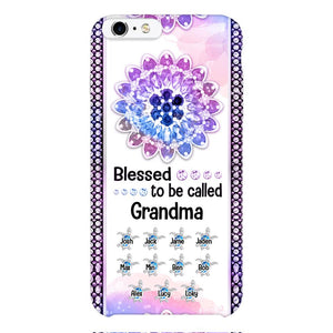 Personalized Grandma Kid Turtle Phone Case Printed V3Q 0704