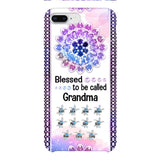 Personalized Grandma Kid Turtle Phone Case Printed V3Q 0704