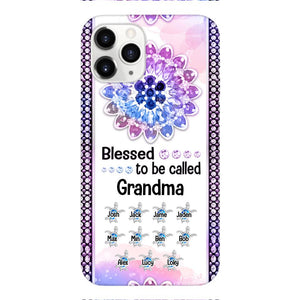 Personalized Grandma Kid Turtle Phone Case Printed V3Q 0704