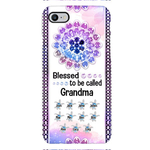 Personalized Grandma Kid Turtle Phone Case Printed V3Q 0704