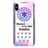 Personalized Grandma Kid Turtle Phone Case Printed V3Q 0704