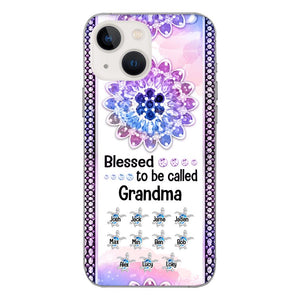 Personalized Grandma Kid Turtle Phone Case Printed V3Q 0704