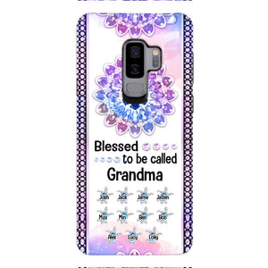 Personalized Grandma Kid Turtle Phone Case Printed V3Q 0704