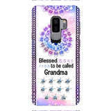 Personalized Grandma Kid Turtle Phone Case Printed V3Q 0704