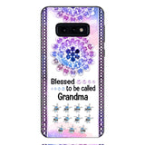 Personalized Grandma Kid Turtle Phone Case Printed V3Q 0704