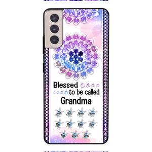 Personalized Grandma Kid Turtle Phone Case Printed V3Q 0704