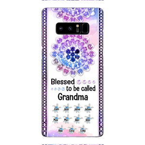 Personalized Grandma Kid Turtle Phone Case Printed V3Q 0704