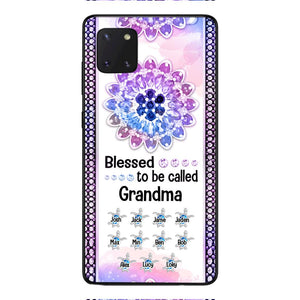 Personalized Grandma Kid Turtle Phone Case Printed V3Q 0704