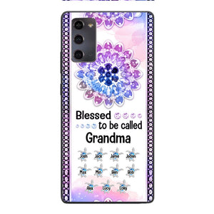 Personalized Grandma Kid Turtle Phone Case Printed V3Q 0704