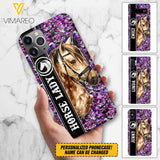 PERSONALIZED HORSE LADY PHONECASE QTTQ0704