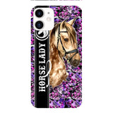 PERSONALIZED HORSE LADY PHONECASE QTTQ0704