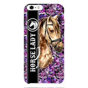 PERSONALIZED HORSE LADY PHONECASE QTTQ0704