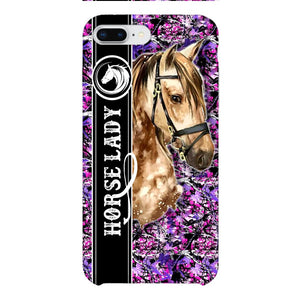 PERSONALIZED HORSE LADY PHONECASE QTTQ0704