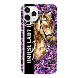 PERSONALIZED HORSE LADY PHONECASE QTTQ0704