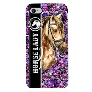 PERSONALIZED HORSE LADY PHONECASE QTTQ0704