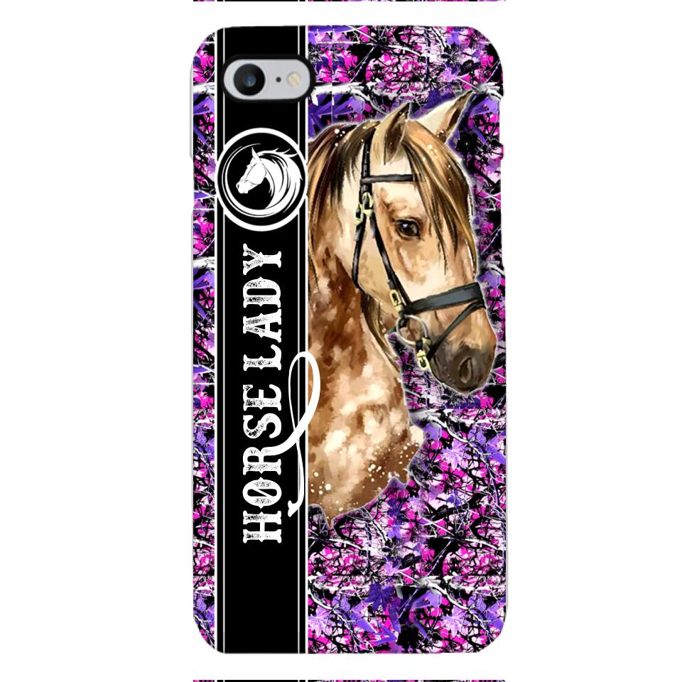 PERSONALIZED HORSE LADY PHONECASE QTTQ0704