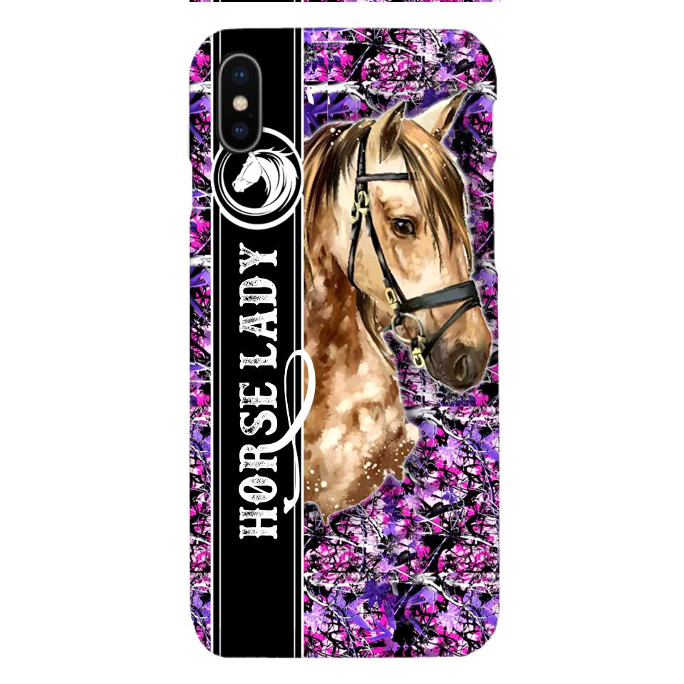 PERSONALIZED HORSE LADY PHONECASE QTTQ0704