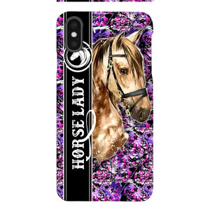 PERSONALIZED HORSE LADY PHONECASE QTTQ0704