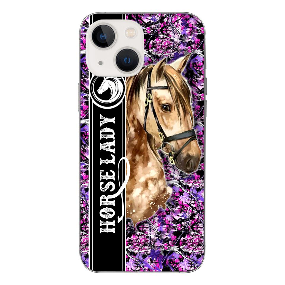 PERSONALIZED HORSE LADY PHONECASE QTTQ0704