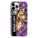 PERSONALIZED HORSE LADY PHONECASE QTTQ0704