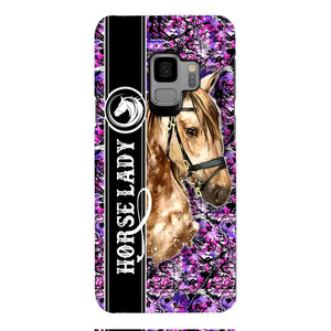 PERSONALIZED HORSE LADY PHONECASE QTTQ0704