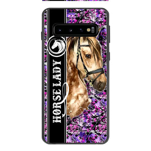 PERSONALIZED HORSE LADY PHONECASE QTTQ0704