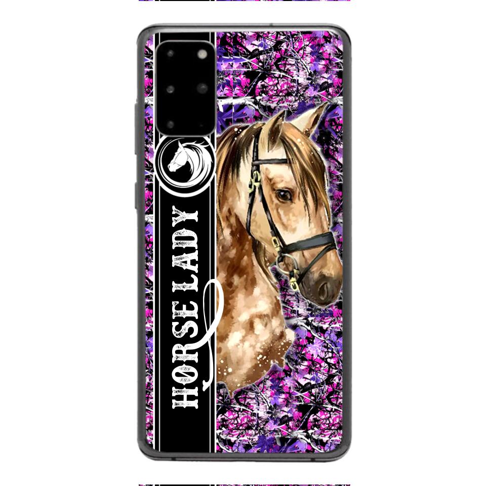 PERSONALIZED HORSE LADY PHONECASE QTTQ0704