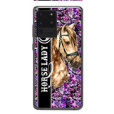 PERSONALIZED HORSE LADY PHONECASE QTTQ0704