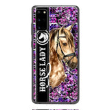 PERSONALIZED HORSE LADY PHONECASE QTTQ0704