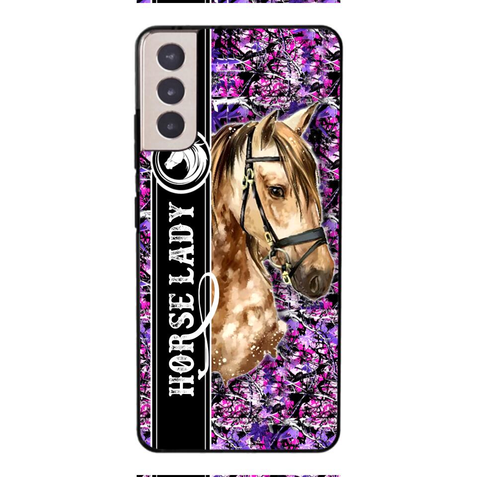 PERSONALIZED HORSE LADY PHONECASE QTTQ0704