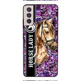 PERSONALIZED HORSE LADY PHONECASE QTTQ0704