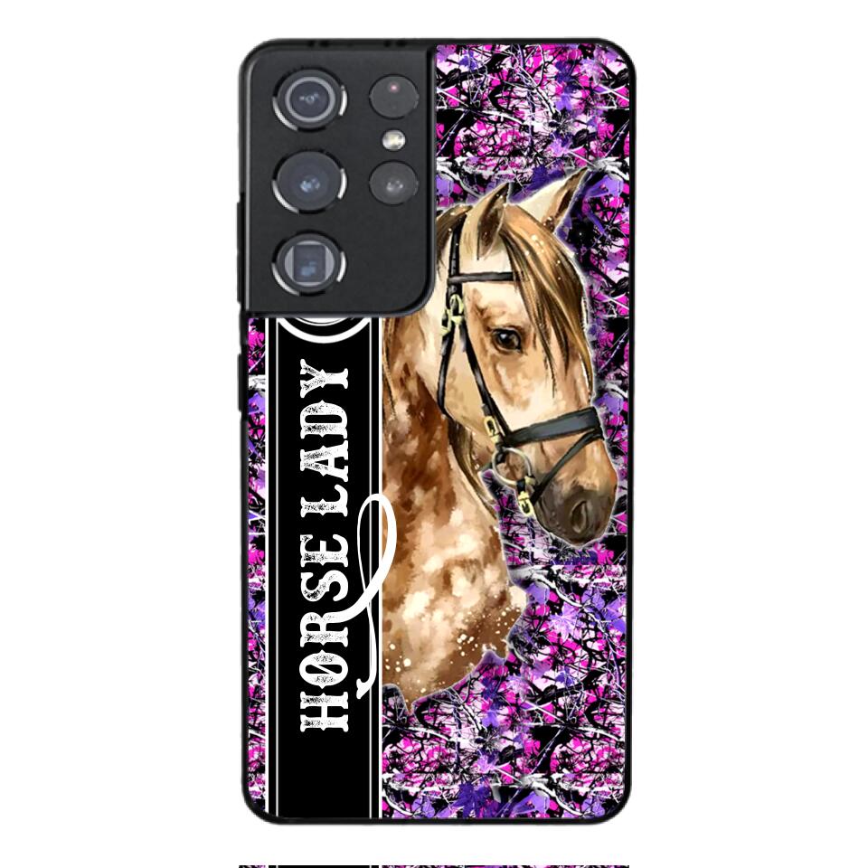 PERSONALIZED HORSE LADY PHONECASE QTTQ0704