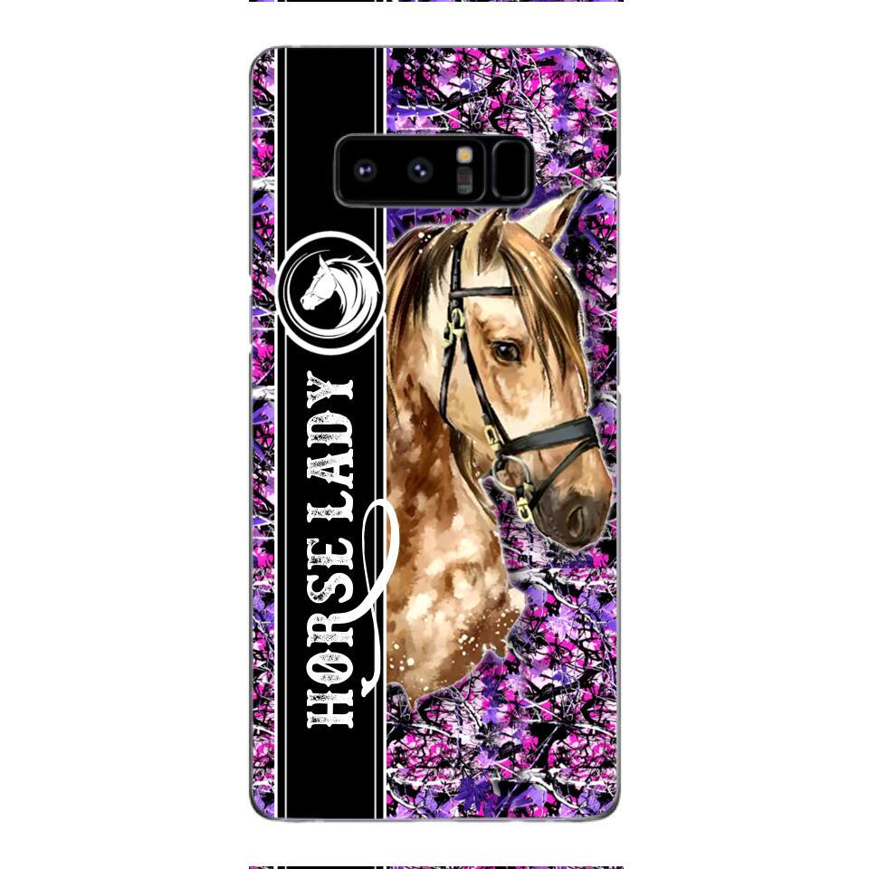 PERSONALIZED HORSE LADY PHONECASE QTTQ0704