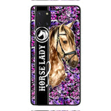 PERSONALIZED HORSE LADY PHONECASE QTTQ0704