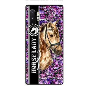 PERSONALIZED HORSE LADY PHONECASE QTTQ0704