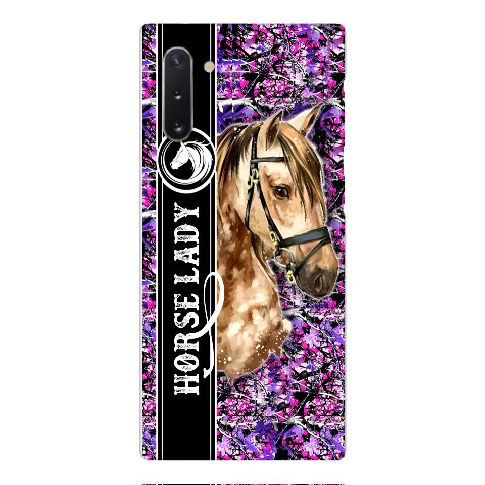 PERSONALIZED HORSE LADY PHONECASE QTTQ0704