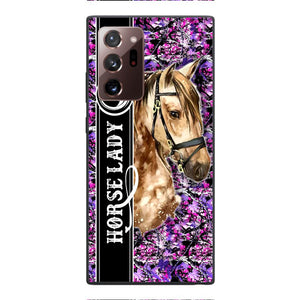 PERSONALIZED HORSE LADY PHONECASE QTTQ0704