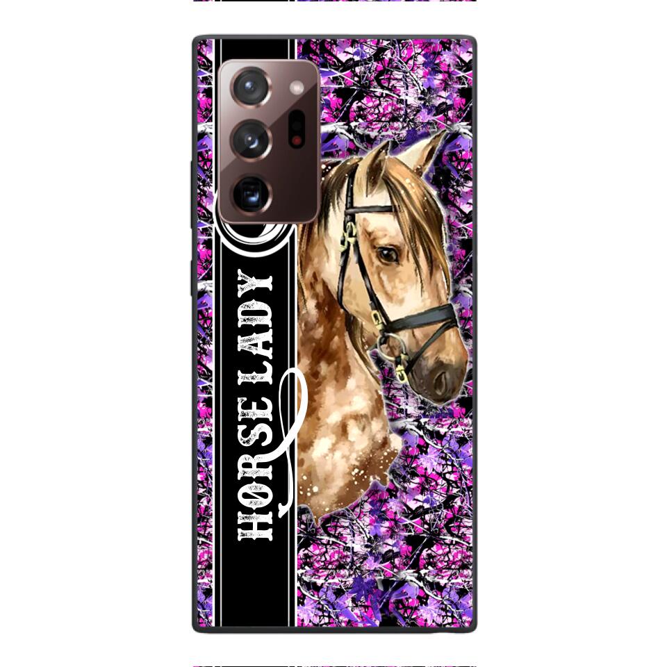 PERSONALIZED HORSE LADY PHONECASE QTTQ0704