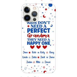 Personalized Grandma Kid Phone Case Printed 3T 0704