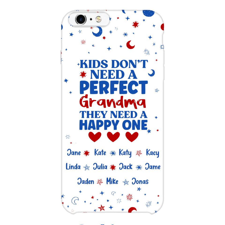 Personalized Grandma Kid Phone Case Printed 3T 0704