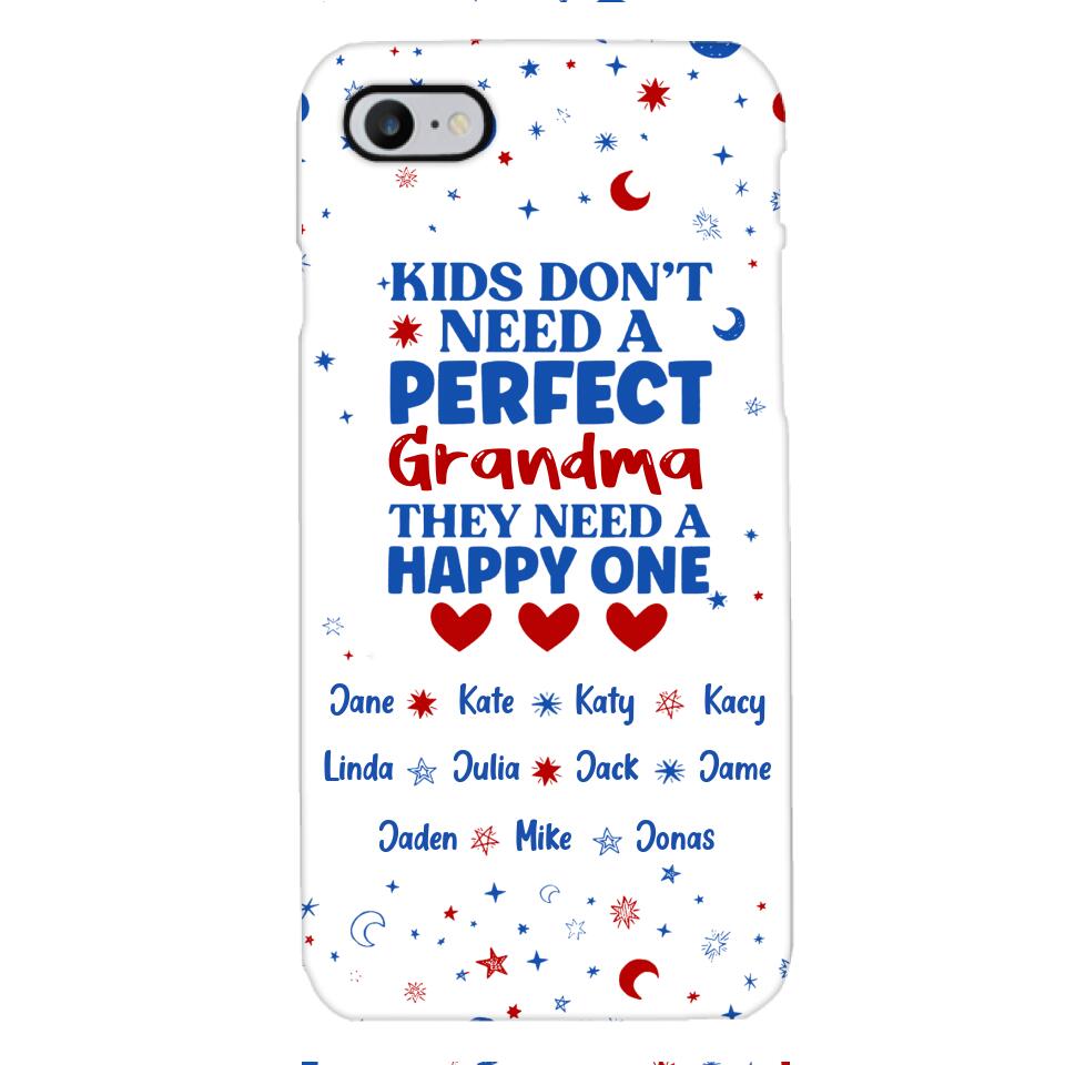 Personalized Grandma Kid Phone Case Printed 3T 0704